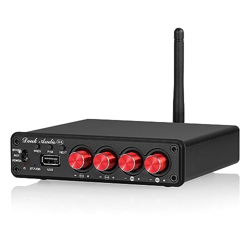 Douk Audio HiFi Bluetooth 5.0 Digital Power Amplifier Stereo 2/4 Channel Audio Verstärker 50W x 4 von Nobsound