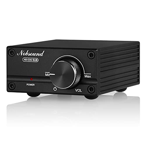 Nobsound 100W Subwoofer Verstärker Mono-Leistungsverstärker Digital Power Amplifier Mini Audio Amp (Ohne Netzteil) von Nobsound