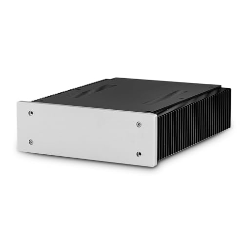 Nobsound Aluminum Amplifier Enclosure/HiFi DAC Chassis/Preamp PSU Case/Verstärker-Bausatz Blank Gehäuse DIY Box House with Heatsink Hole Size 212 x 70 x 257 mm von Nobsound