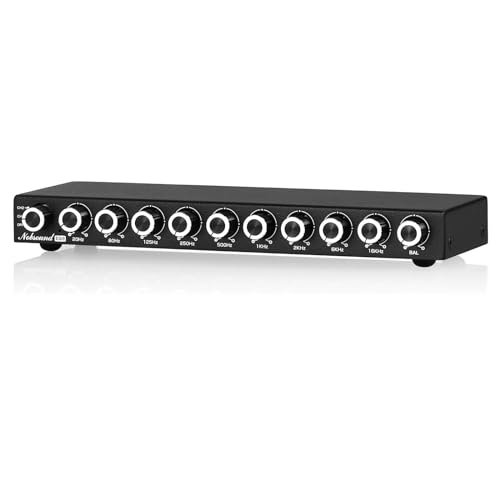 Nobsound HiFi 9-Band Stereo EQ Vorverstärker Analoger Equalizer Audioprozessor für Zuhause/Auto (EQ9) von Nobsound