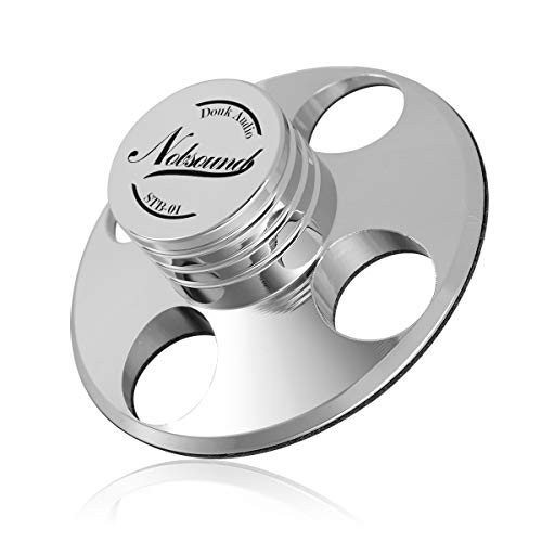 Nobsound LP Plattenspieler Disco Metallic Stabilisator Register / Klemme Hifi Silber von Nobsound