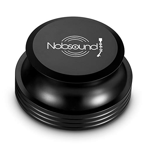 Nobsound LP Vinyl Turntable Disc Stabilizer Record Weight Metal Matte Black SCHALLPLATTEN-AUFLAGEGEWICHT SCHWARZ (Black) von Nobsound