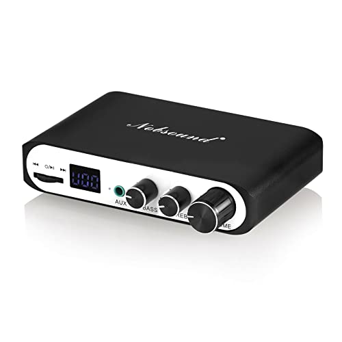 Nobsound M3 HiFi Mini Verstärker, Bluetooth 5.0 Digitalverstärker für Stereo Audio, USB-Player, 50W×2 Endstufe für Heim- und Autolautsprecher von Nobsound