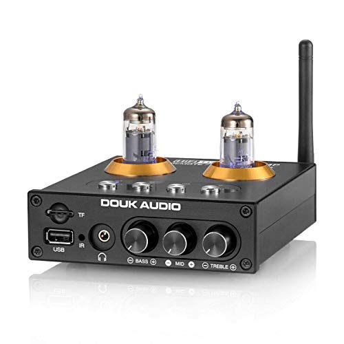 Nobsound Mini Bluetooth 5.0 Röhrenvorverstärker HiFi Stereo Receiver Audio Kopfhörerverstärker USB SD Player von Nobsound