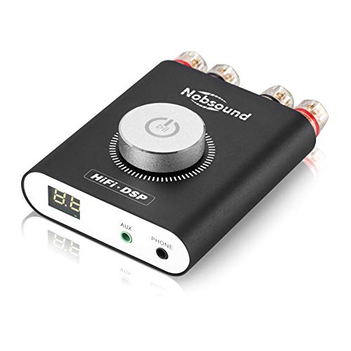 Nobsound NS-20G Mini Digitaler Endstufe Bluetooth Hifi Stereo Verstärker 100W+100W mit Netzteil (Schwarz) von Nobsound