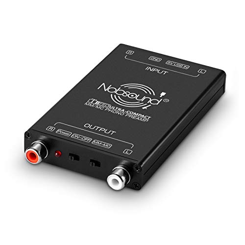 Nobsound T1 Pro MM MC Phono Plattenspieler Vorverstärker Stereo Mini Turntable Preamplifier Phonograph Vorverstärker von Nobsound