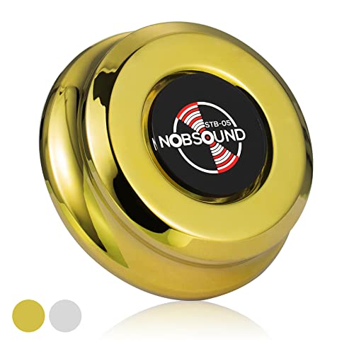 Plattenspieler Disc Record Gewicht Stabilisator - Nobsound Platten Gewicht Record Clamp Stabilisator reinem Messing für LP-Plattenspieler Record Player (STB-05) (Gold) von Nobsound