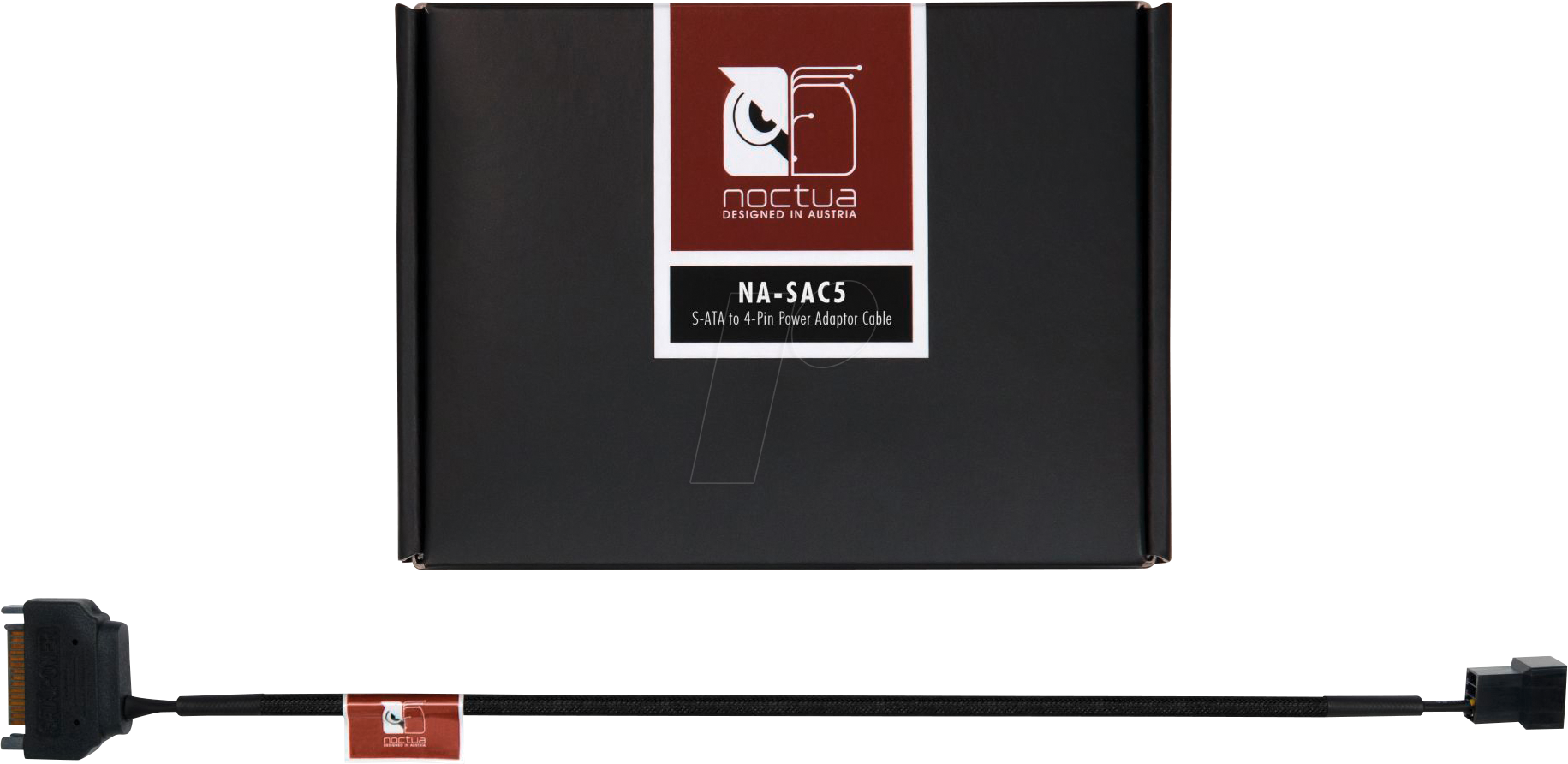 NO NA-SAC5 - NOCTUA NA-SAC5 SATA auf 4-Pin Anschlusskabel, 30 cm NO NA-SAC5 - NOCTUA NA-SAC5 SATA auf 4-Pin Anschlusskabel, 30 cm von Noctua