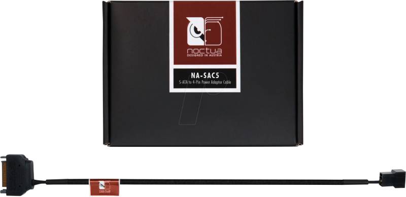 NO NA-SAC5 - NOCTUA NA-SAC5 SATA auf 4-Pin Anschlusskabel, 30 cm von Noctua