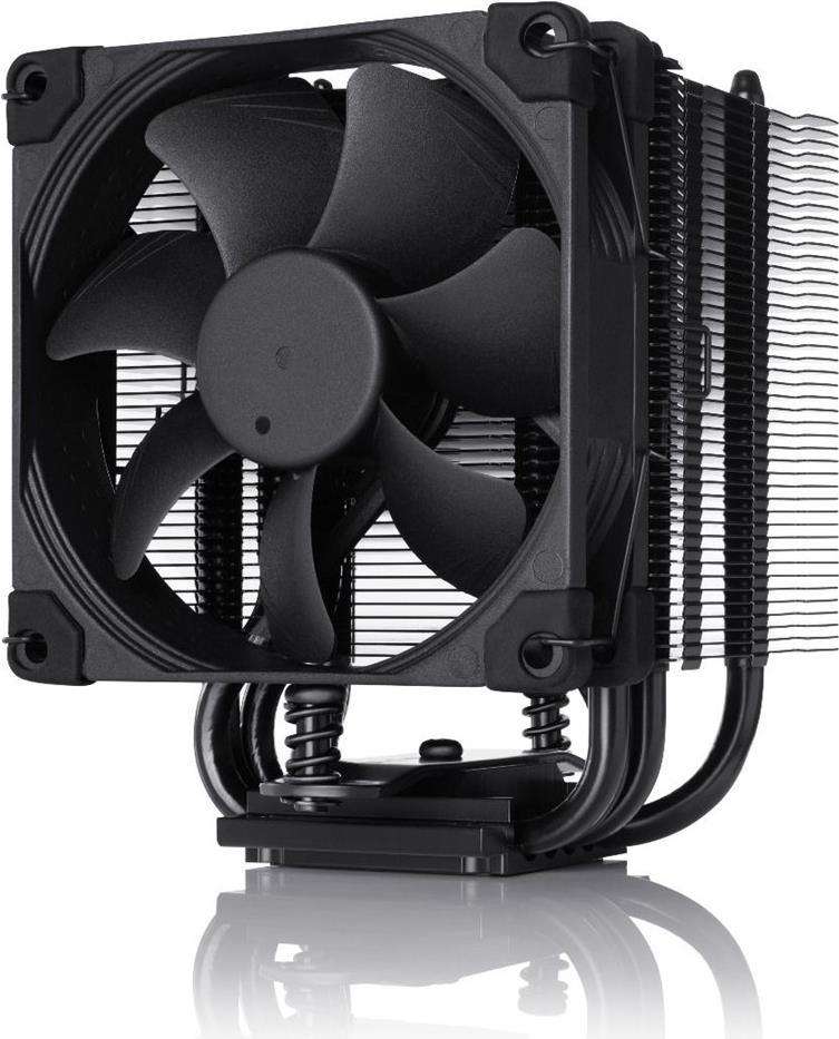 Noctua chromax NH-U9S - Prozessor-Luftkühler - (für: LGA1200, LGA1156, LGA1155, LGA1151, LGA1150, LGA1700, LGA2066, LGA2011-0, LGA2011-3 (Square ILM), AM4, AM5) - Kupfer-Bodenplatte und vernickelte Aluminium-Finnen - 92 mm - Schwarz (NH-U9S CH.BK) von Noctua