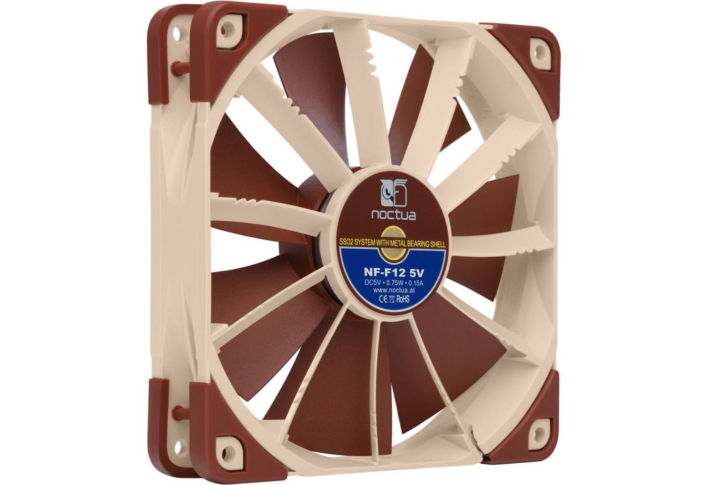 Noctua Gehäuselüfter Noctua NF-F12 5V, Gehäuselüfter Noctua Gehäuselüfter Noctua NF-F12 5V, Gehäuselüfter von Noctua