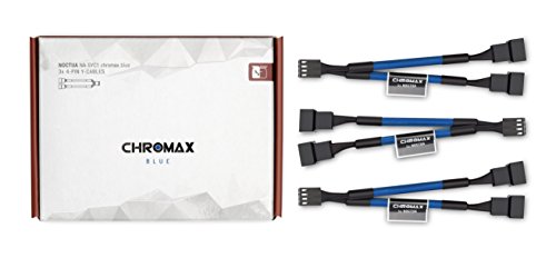 Noctua NA-SYC1 chromax.blue, 4-Pin Y-Kabel für Lüfter (Blau) von Noctua