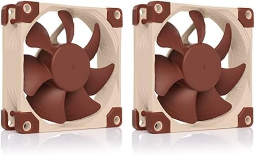 Noctua NF-A8 PWM, Leiser Premium-Lüfter, 4-Pin (80mm, Braun) (Packung mit 2) von Noctua