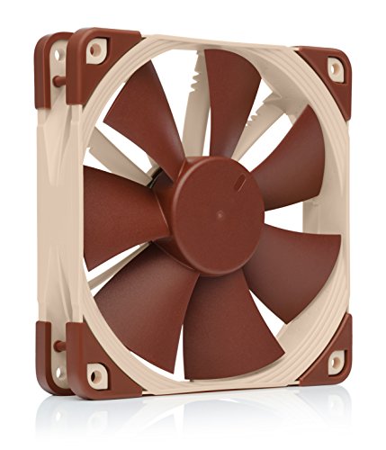 Noctua NF-F12 5V PWM, Leiser Premium-Lüfter mit USB Stromadapterkabel, 4-Pin, 5V Version (120mm, Braun) von Noctua