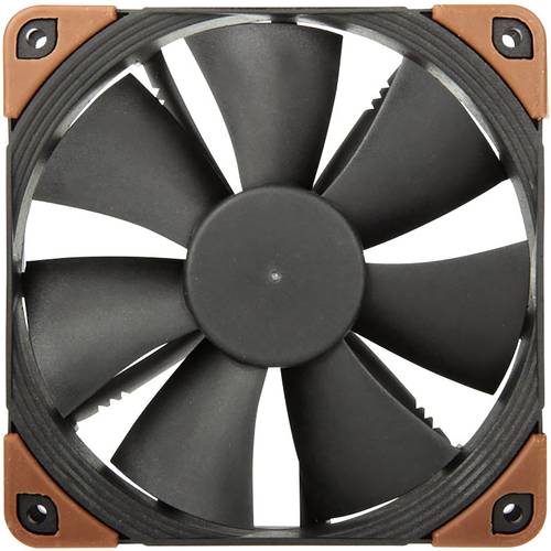 Noctua NF-F12 PC-Gehäuse-Lüfter Schwarz (B x H x T) 120 x 120 x 25mm von Noctua