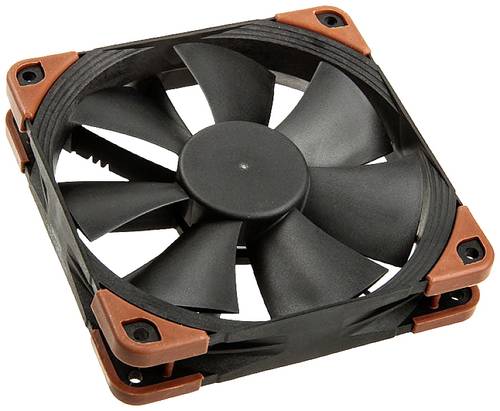 Noctua NF-F12 PC-Gehäuse-Lüfter Schwarz (B x H x T) 120 x 120 x 25mm von Noctua