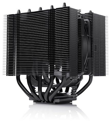 Noctua NH-D12L chromax.black, Low-Profile Dual-Tower CPU Kühler (120mm, Schwarz) von Noctua