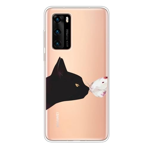 Nodigao Kompatibel für Honor 200 Smart Hülle Silikon Klar Transparent Durchsichtig Ultra Dünn Tier Muster Motiv Lustig Design Hüllen Handyhülle Tasche Case - Kat Nodigao Kompatibel für Honor 200 Smart Hülle Silikon Klar Transparent Durchsichtig Ultra Dünn Tier Muster Motiv Lustig Design Hüllen Handyhülle Tasche Case - Kat von Nodigao