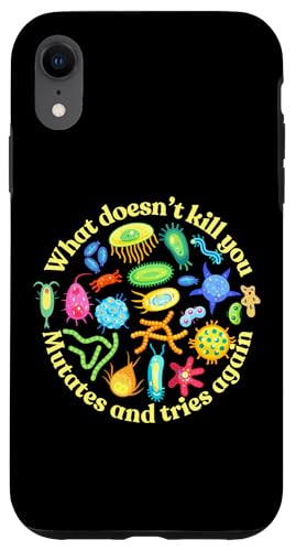 Bakterien mutiert und versucht es erneut, lustige Wissenschaft Mikrobiologie Hülle für iPhone XR Bakterien mutiert und versucht es erneut, lustige Wissenschaft Mikrobiologie Hülle für iPhone XR von Noether Sym