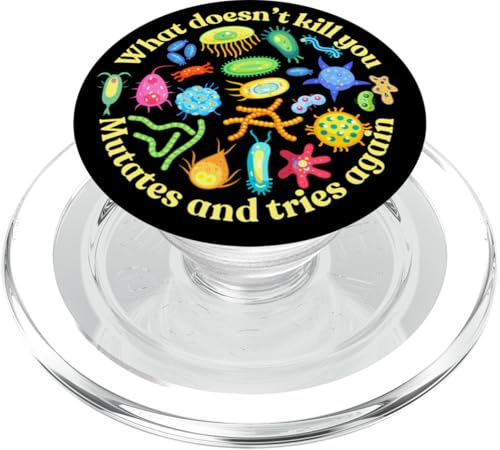 Bakterien mutiert und versucht es erneut, lustige Wissenschaft Mikrobiologie PopSockets PopGrip für MagSafe Bakterien mutiert und versucht es erneut, lustige Wissenschaft Mikrobiologie PopSockets PopGrip für MagSafe von Noether Sym
