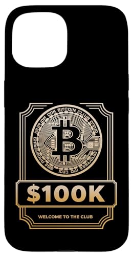 Bitcoin 100k Willkommen im Club, Bitcoin Krypto Hülle für iPhone 15 Bitcoin 100k Willkommen im Club, Bitcoin Krypto Hülle für iPhone 15 von Noether Sym