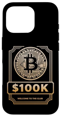 Bitcoin 100k Willkommen im Club, Bitcoin Krypto Hülle für iPhone 16 Pro Bitcoin 100k Willkommen im Club, Bitcoin Krypto Hülle für iPhone 16 Pro von Noether Sym