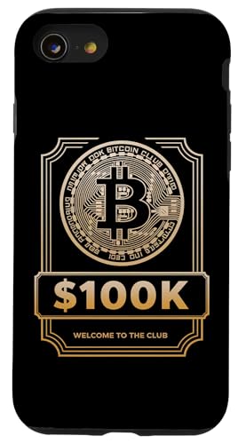 Bitcoin 100k Willkommen im Club, Bitcoin Krypto Hülle für iPhone SE (2020) / 7 / 8 von Noether Sym