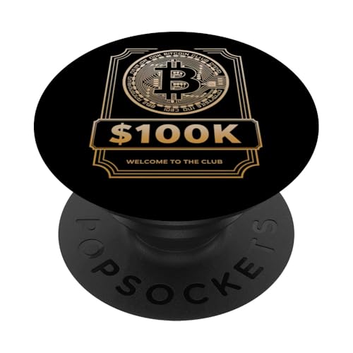 Bitcoin 100k Willkommen im Club, Bitcoin Krypto PopSockets Klebender PopGrip Bitcoin 100k Willkommen im Club, Bitcoin Krypto PopSockets Klebender PopGrip von Noether Sym