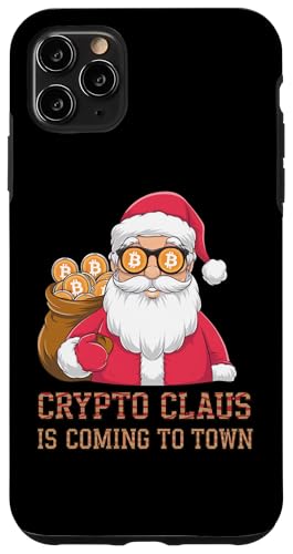 Crypto Claus kommt in die Stadt, Krypto Weihnachten Hülle für iPhone 11 Pro Max Crypto Claus kommt in die Stadt, Krypto Weihnachten Hülle für iPhone 11 Pro Max von Noether Sym