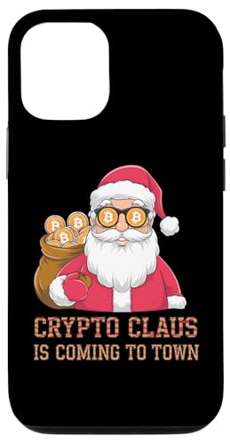 Crypto Claus kommt in die Stadt, Krypto Weihnachten Hülle für iPhone 12/12 Pro Crypto Claus kommt in die Stadt, Krypto Weihnachten Hülle für iPhone 12/12 Pro von Noether Sym