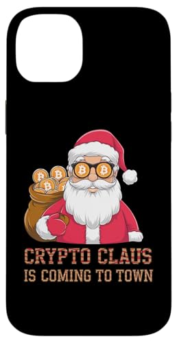 Crypto Claus kommt in die Stadt, Krypto Weihnachten Hülle für iPhone 14 Plus Crypto Claus kommt in die Stadt, Krypto Weihnachten Hülle für iPhone 14 Plus von Noether Sym