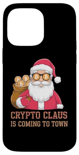 Crypto Claus kommt in die Stadt, Krypto Weihnachten Hülle für iPhone 14 Pro Max Crypto Claus kommt in die Stadt, Krypto Weihnachten Hülle für iPhone 14 Pro Max von Noether Sym