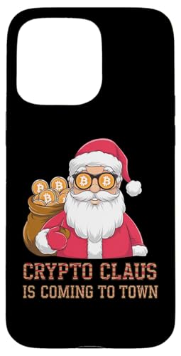 Crypto Claus kommt in die Stadt, Krypto Weihnachten Hülle für iPhone 15 Pro Max Crypto Claus kommt in die Stadt, Krypto Weihnachten Hülle für iPhone 15 Pro Max von Noether Sym