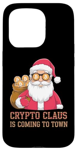 Crypto Claus kommt in die Stadt, Krypto Weihnachten Hülle für iPhone 15 Pro Crypto Claus kommt in die Stadt, Krypto Weihnachten Hülle für iPhone 15 Pro von Noether Sym