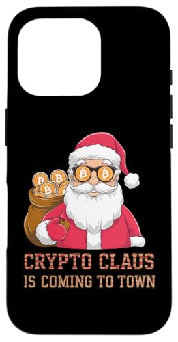 Crypto Claus kommt in die Stadt, Krypto Weihnachten Hülle für iPhone 16 Pro Crypto Claus kommt in die Stadt, Krypto Weihnachten Hülle für iPhone 16 Pro von Noether Sym