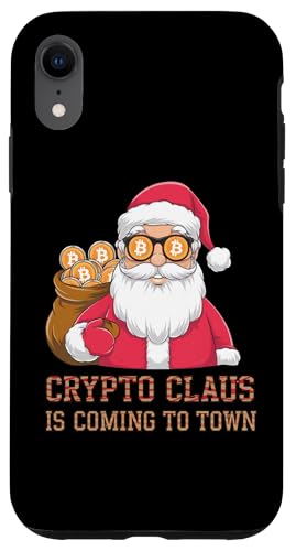Crypto Claus kommt in die Stadt, Krypto Weihnachten Hülle für iPhone XR Crypto Claus kommt in die Stadt, Krypto Weihnachten Hülle für iPhone XR von Noether Sym