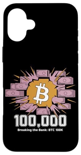 Das Budget sprengen: Bitcoin 100k, Bitcoin-Krypto Hülle für iPhone 16 Plus Das Budget sprengen: Bitcoin 100k, Bitcoin-Krypto Hülle für iPhone 16 Plus von Noether Sym