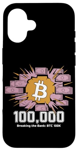 Das Budget sprengen: Bitcoin 100k, Bitcoin-Krypto Hülle für iPhone 16 Das Budget sprengen: Bitcoin 100k, Bitcoin-Krypto Hülle für iPhone 16 von Noether Sym