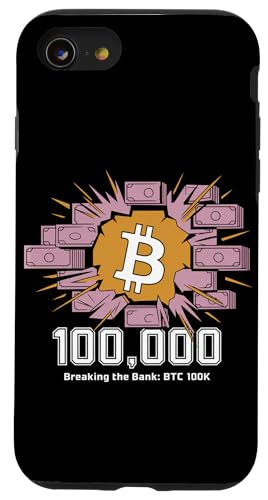 Das Budget sprengen: Bitcoin 100k, Bitcoin-Krypto Hülle für iPhone SE (2020) / 7 / 8 von Noether Sym
