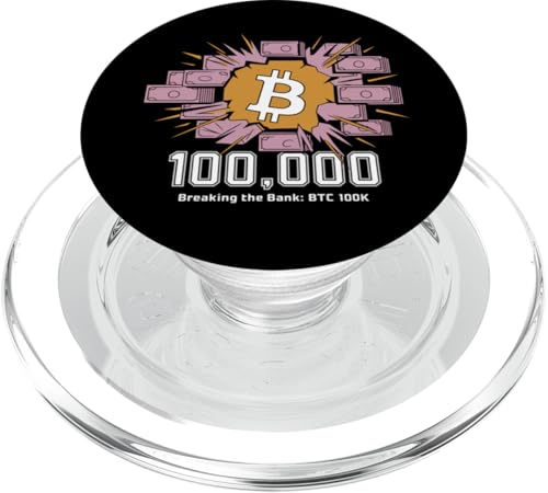 Das Budget sprengen: Bitcoin 100k, Bitcoin-Krypto PopSockets PopGrip für MagSafe Das Budget sprengen: Bitcoin 100k, Bitcoin-Krypto PopSockets PopGrip für MagSafe von Noether Sym