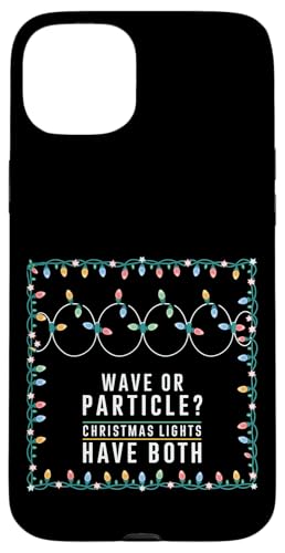 Welle oder Partikel? Weihnachtslichter haben beides, Physik Hülle für iPhone 15 Plus von Noether Sym