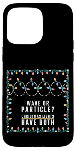 Welle oder Partikel? Weihnachtslichter haben beides, Physik Hülle für iPhone 15 Pro Max Welle oder Partikel? Weihnachtslichter haben beides, Physik Hülle für iPhone 15 Pro Max von Noether Sym