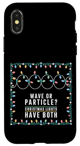 Welle oder Partikel? Weihnachtslichter haben beides, Physik Hülle für iPhone X/XS Welle oder Partikel? Weihnachtslichter haben beides, Physik Hülle für iPhone X/XS von Noether Sym
