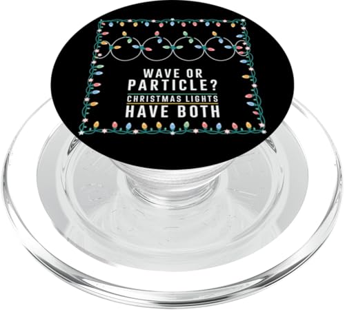 Welle oder Partikel? Weihnachtslichter haben beides, Physik PopSockets PopGrip für MagSafe Welle oder Partikel? Weihnachtslichter haben beides, Physik PopSockets PopGrip für MagSafe von Noether Sym