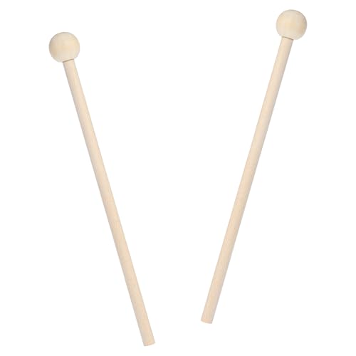 Nogeqi 2 Stück Holz Schlägel 20.5cm, Holzschlägel Holz Klangstab Trommel Schläger, Percussion Sticks Mit Holzgriff, Schlägel Mallet Drumsticks Für Glockenspiel, Xylophon, Holzblock Kinder Erwachsene Nogeqi 2 Stück Holz Schlägel 20.5cm, Holzschlägel Holz Klangstab Trommel Schläger, Percussion Sticks Mit Holzgriff, Schlägel Mallet Drumsticks Für Glockenspiel, Xylophon, Holzblock Kinder Erwachsene von Nogeqi