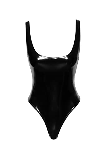 Body sexy vinyle F245 - Large - Noir von Noir Handmade