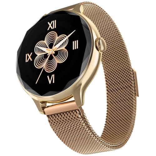 Noise Diva Smartwatch with Diamond Cut dial, Glossy Metallic Finish, AMOLED Display, Mesh Metal and Leather Strap Options, 100+ Watch Faces, Female Cycle Tracker Smart Watch for Women, SpO2 Tracking Noise Diva Smartwatch with Diamond Cut dial, Glossy Metallic Finish, AMOLED Display, Mesh Metal and Leather Strap Options, 100+ Watch Faces, Female Cycle Tracker Smart Watch for Women, SpO2 Tracking von Noise