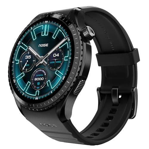 Noise Origin Smart Watch Smoothest UI Experience (New Nebula UI) & EN 1 Processor, 1.46” ApexVision AMOLED Display, Stainless Steel Build, Activity Tracker, Contour-Cut Design, Fitness Age von Noise