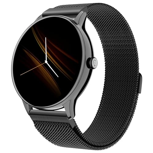 Noise Twist Go Smartwatch mit rundem Zifferblatt und BT-Anruf, 3,5 cm Display, Metallbau, 100+ Zifferblätter, IP68, Schlafüberwachung, 100+ Sportmodi, 24/7 Herzfrequenzüberwachung, Black Link, Noise Twist Go Smartwatch mit rundem Zifferblatt und BT-Anruf, 3,5 cm Display, Metallbau, 100+ Zifferblätter, IP68, Schlafüberwachung, 100+ Sportmodi, 24/7 Herzfrequenzüberwachung, Black Link, von Noise