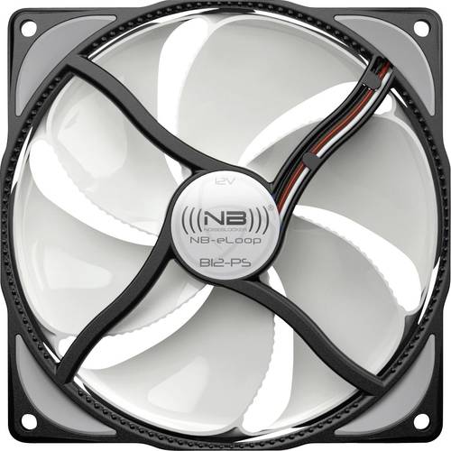 NoiseBlocker NB-eLoop ITR-B12-PS PC-Gehäuse-Lüfter Weiß, Schwarz (B x H x T) 120 x 120 x 25mm von NoiseBlocker